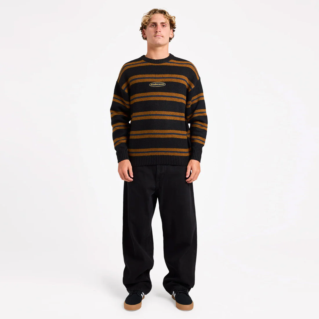 VOLCOM Striperstand Sweater - Black - Image 5