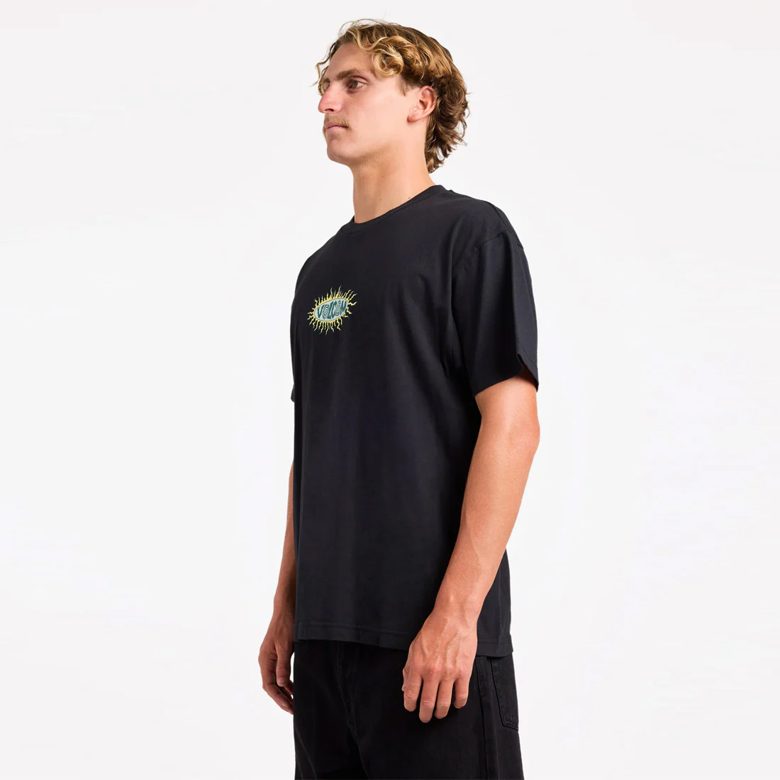 VOLCOM Sunster Loose Tee - Black - Image 3