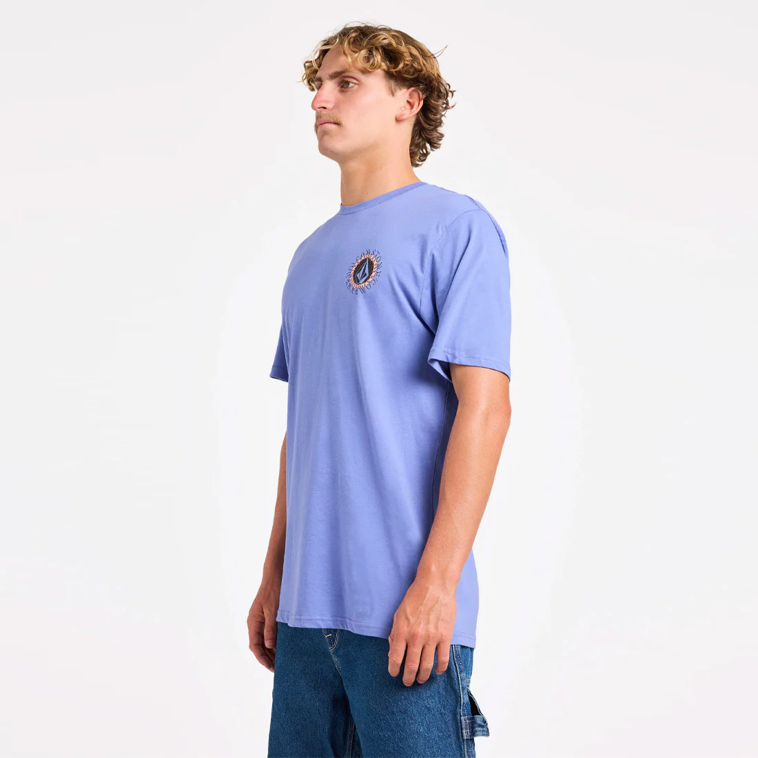 VOLCOM Sunstone Tee - Denim - Image 3