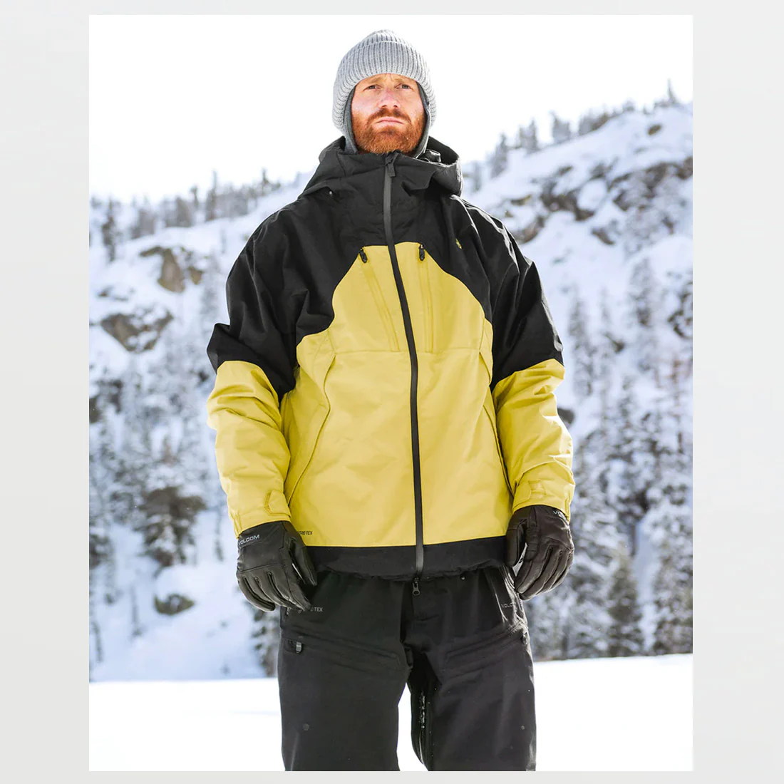VOLCOM TDS 2L Gore-Tex Jacket 2025 - Dark Yellow - Image 3
