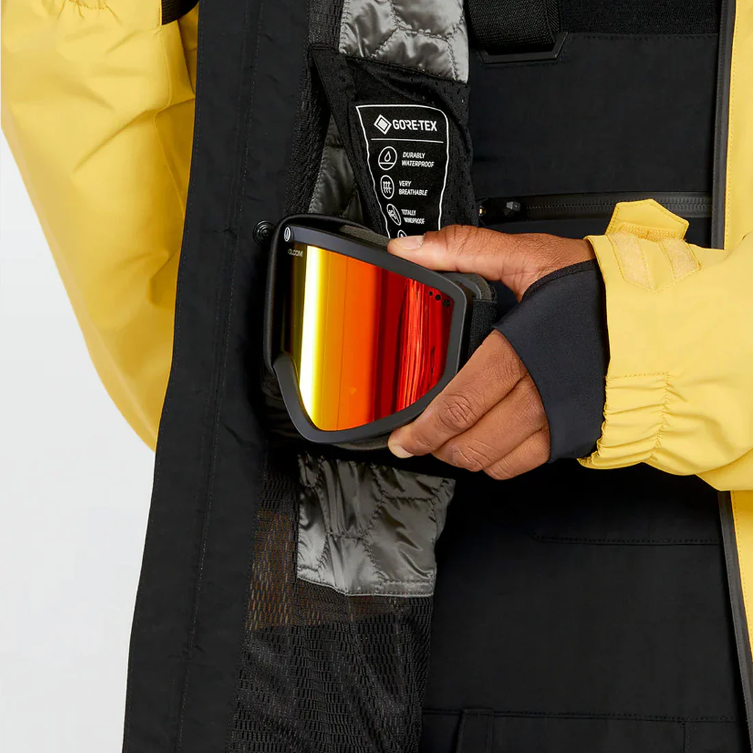 VOLCOM TDS 2L Gore-Tex Jacket 2025 - Dark Yellow - Image 7