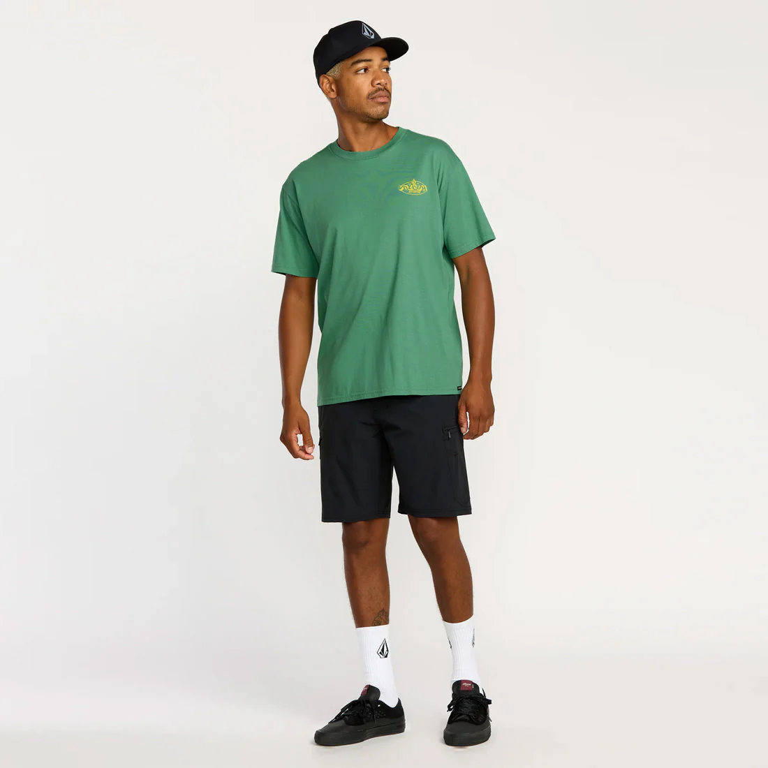 VOLCOM Tumbled Tee - Biscay Green - Image 4