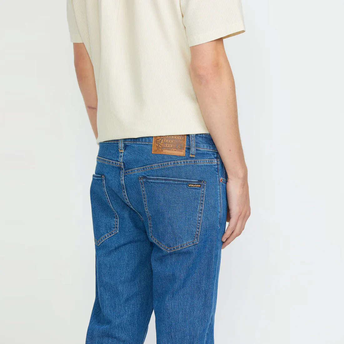 VOLCOM Vorta Slim Fit Jeans - Bold Blue - Image 3