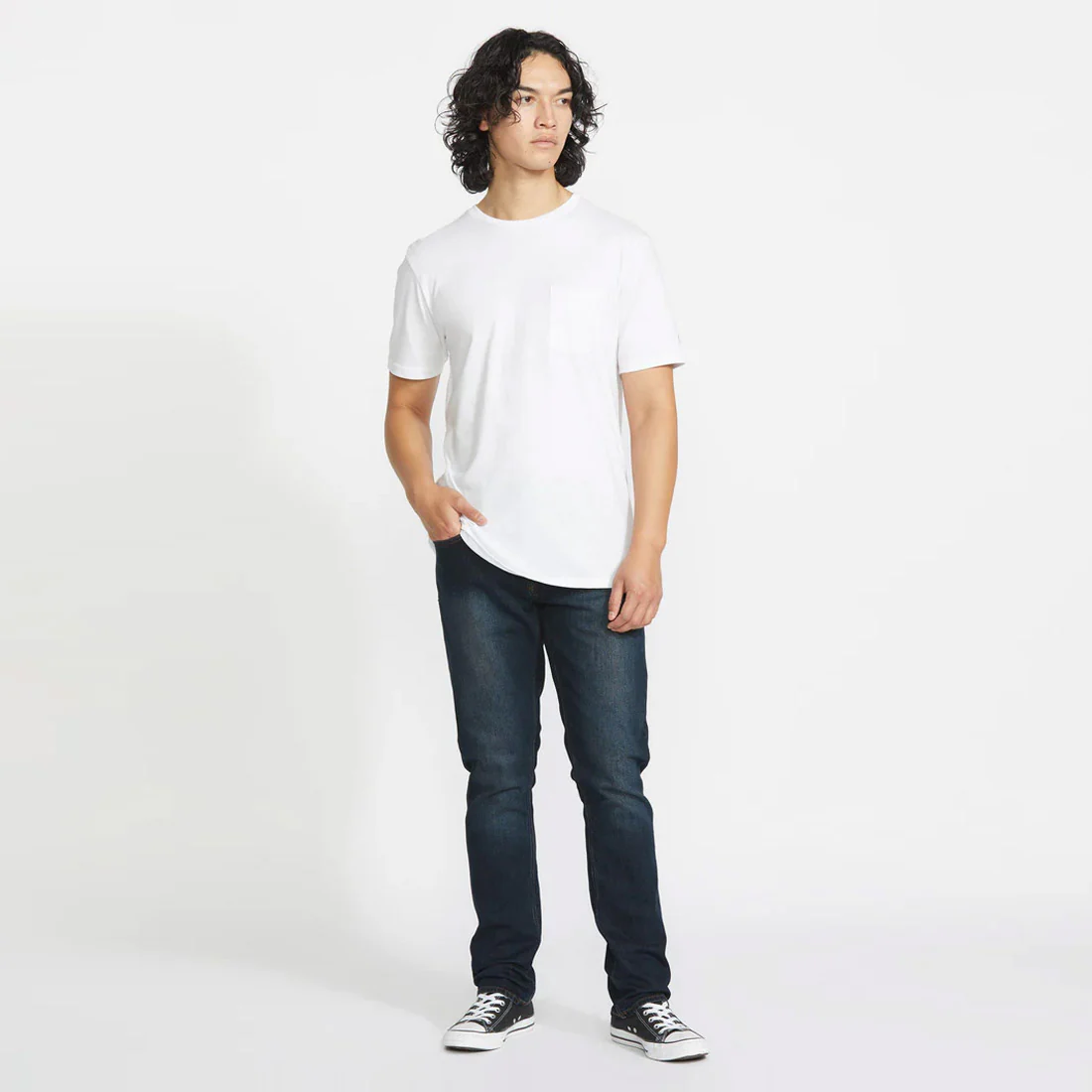 VOLCOM Vorta Slim Fit Jeans - New Vintage Blue - Image 3