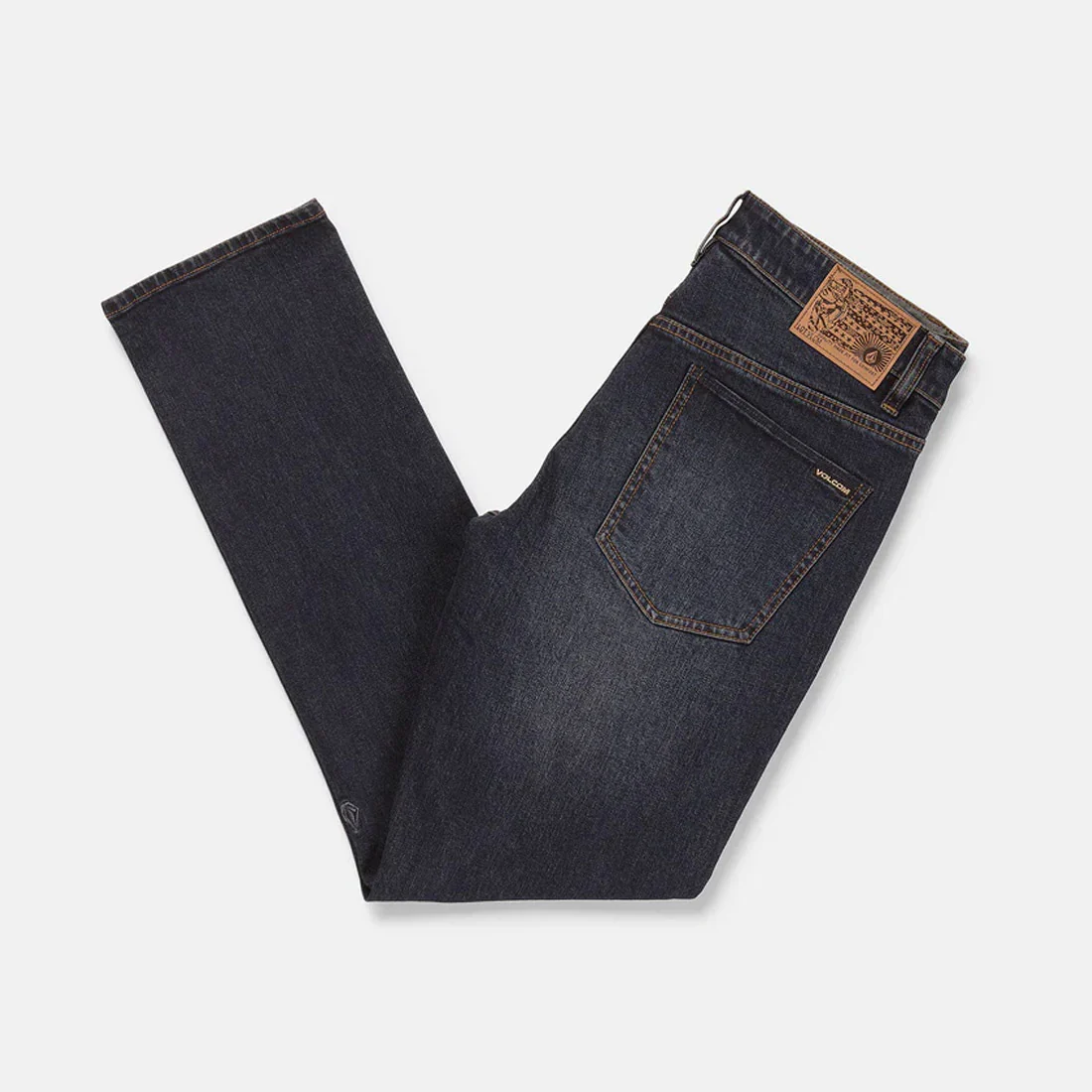 VOLCOM Vorta Slim Fit Jeans - New Vintage Blue - Image 5