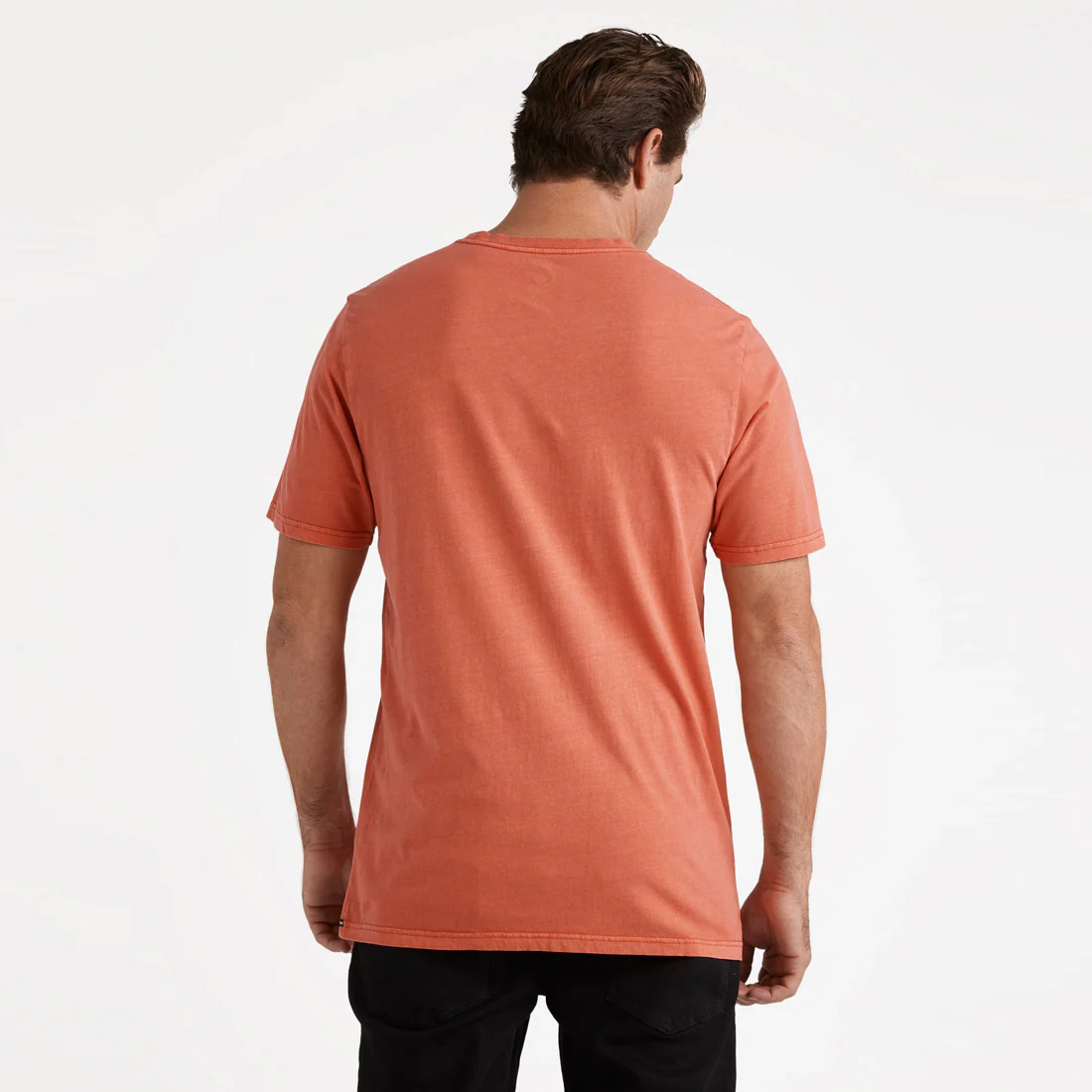 VOLCOM Wash Solid Short Sleeve Tee - Washed Red - Image 2