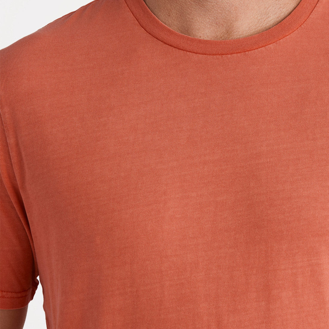 VOLCOM Wash Solid Short Sleeve Tee - Washed Red - Image 4