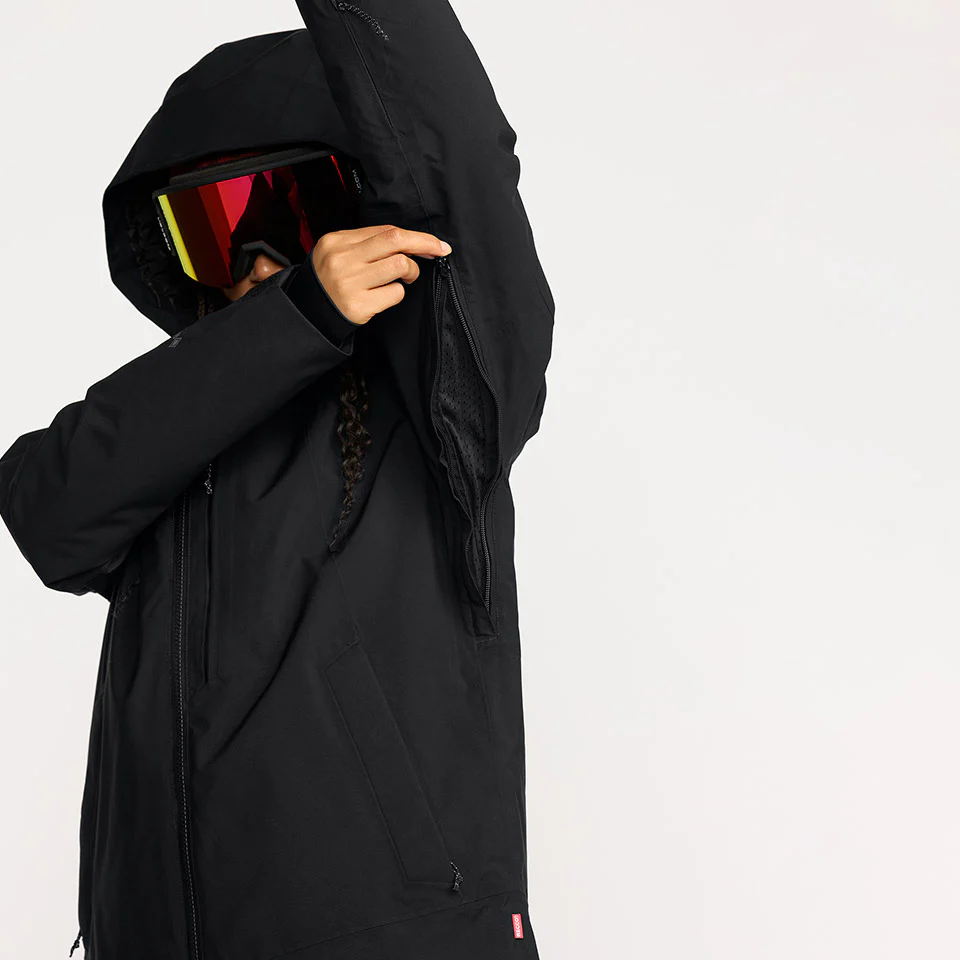 VOLCOM Women's 3D Stretch Gore-Tex Insulated Jacket 2026 - Black - Image 6