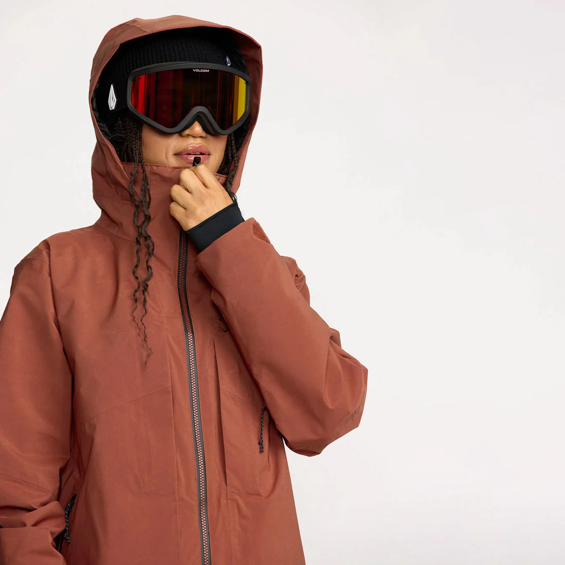 VOLCOM Women's AT Stretch Gore-Tex Jacket 2026 - Henna - Image 5