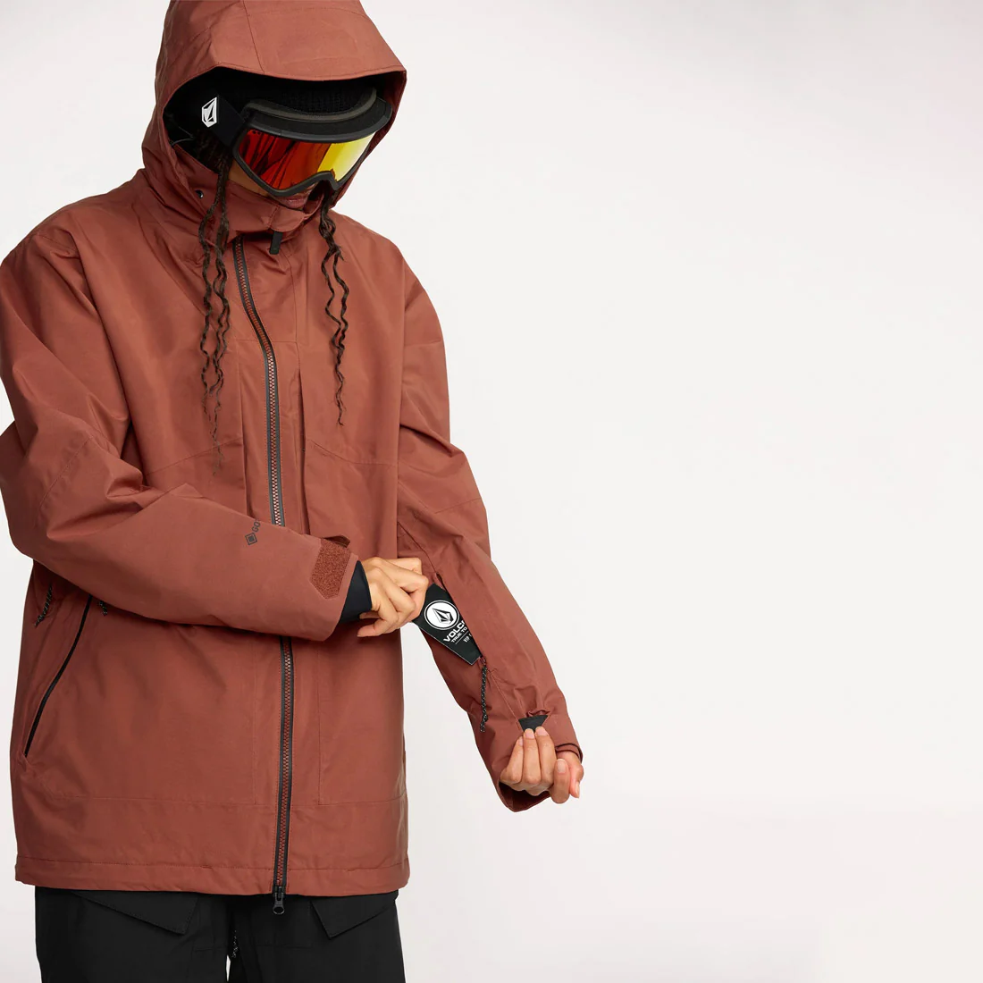 VOLCOM Women's AT Stretch Gore-Tex Jacket 2026 - Henna - Image 7