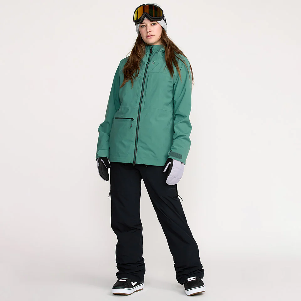VOLCOM Women's Cloudbreaker Stretch 30K Jacket 2026 - Spruce Green - Image 3