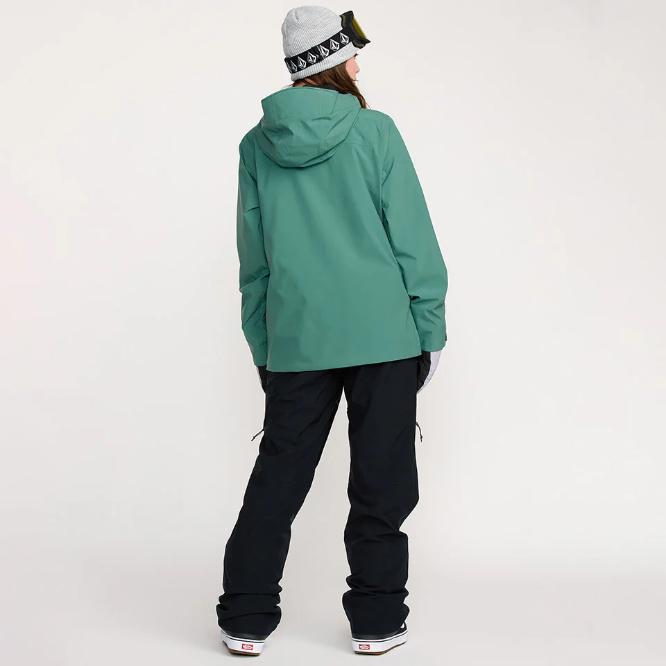 VOLCOM Women's Cloudbreaker Stretch 30K Jacket 2026 - Spruce Green - Image 4