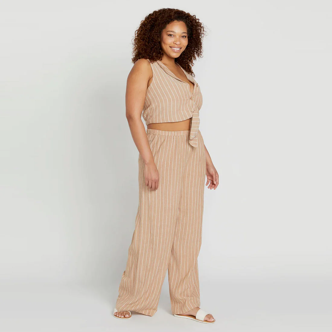 VOLCOM Women's Coco Ho Beach Pant - Mocha - Image 4