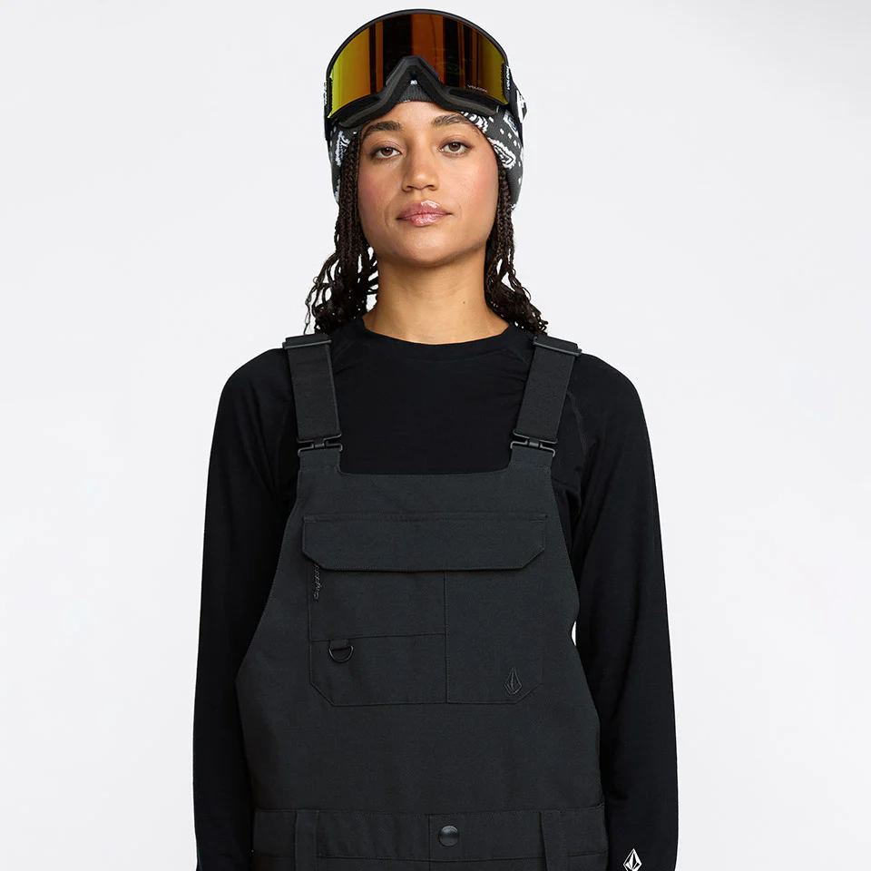 VOLCOM Women's Creston 3D Stretch Bib Overall 2026 - Black - Image 4