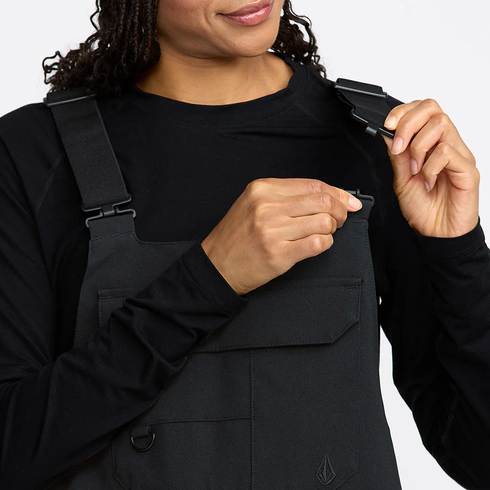 VOLCOM Women's Creston 3D Stretch Bib Overall 2026 - Black - Image 5