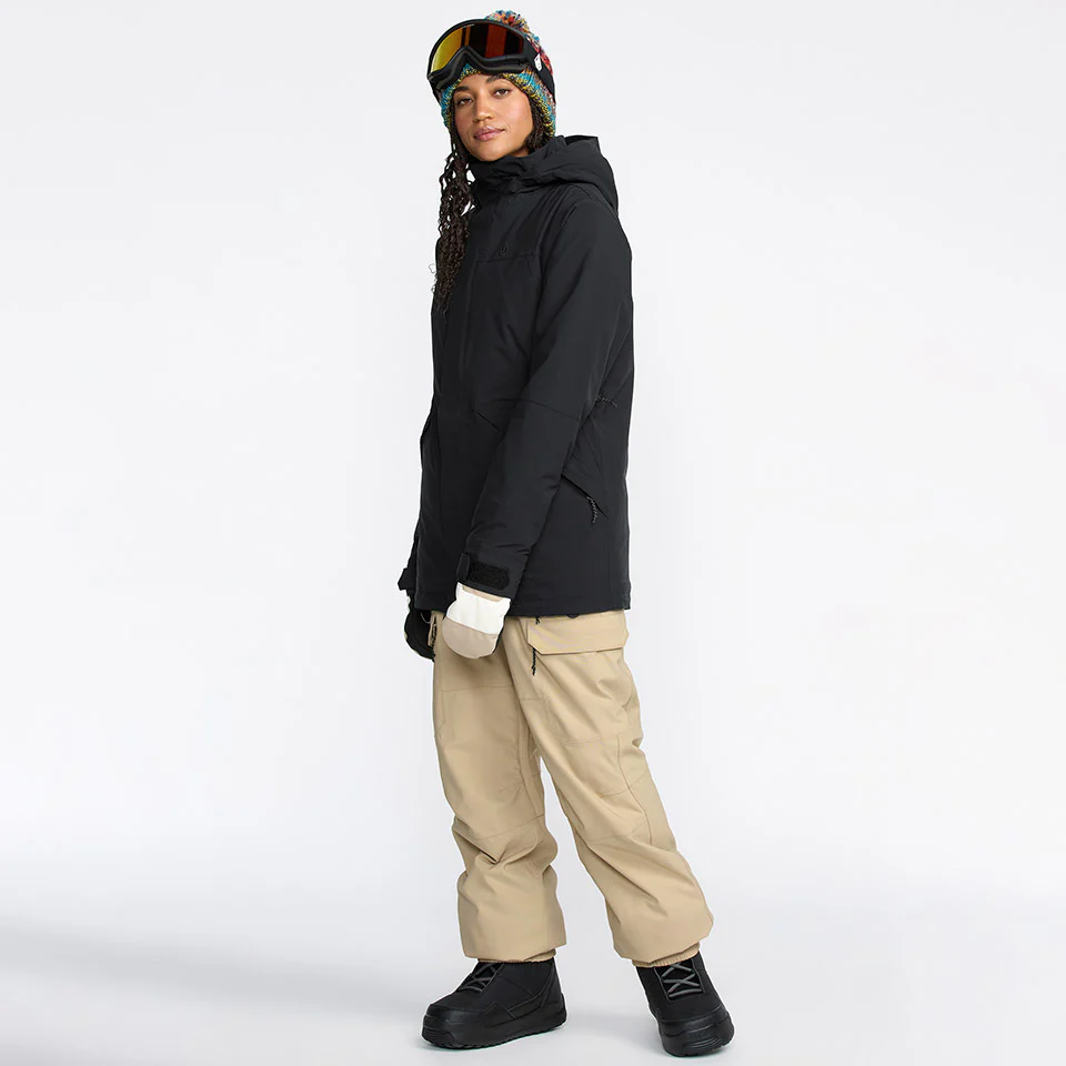 VOLCOM Women's Creston 3D Stretch Bib Overall 2026 - Oatmeal - Image 9