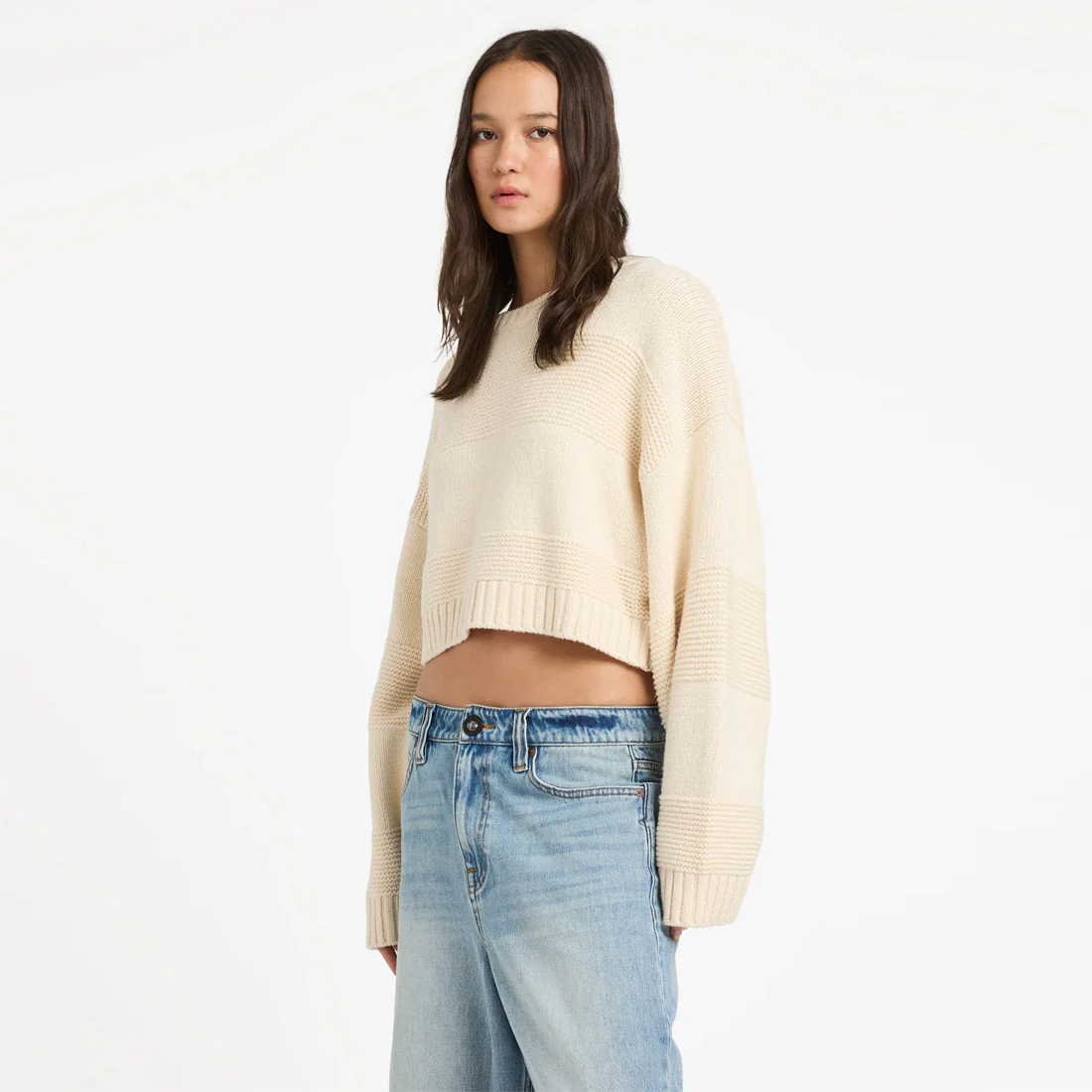 VOLCOM Women's Dayz Like This Sweater - Vintage White - Image 3