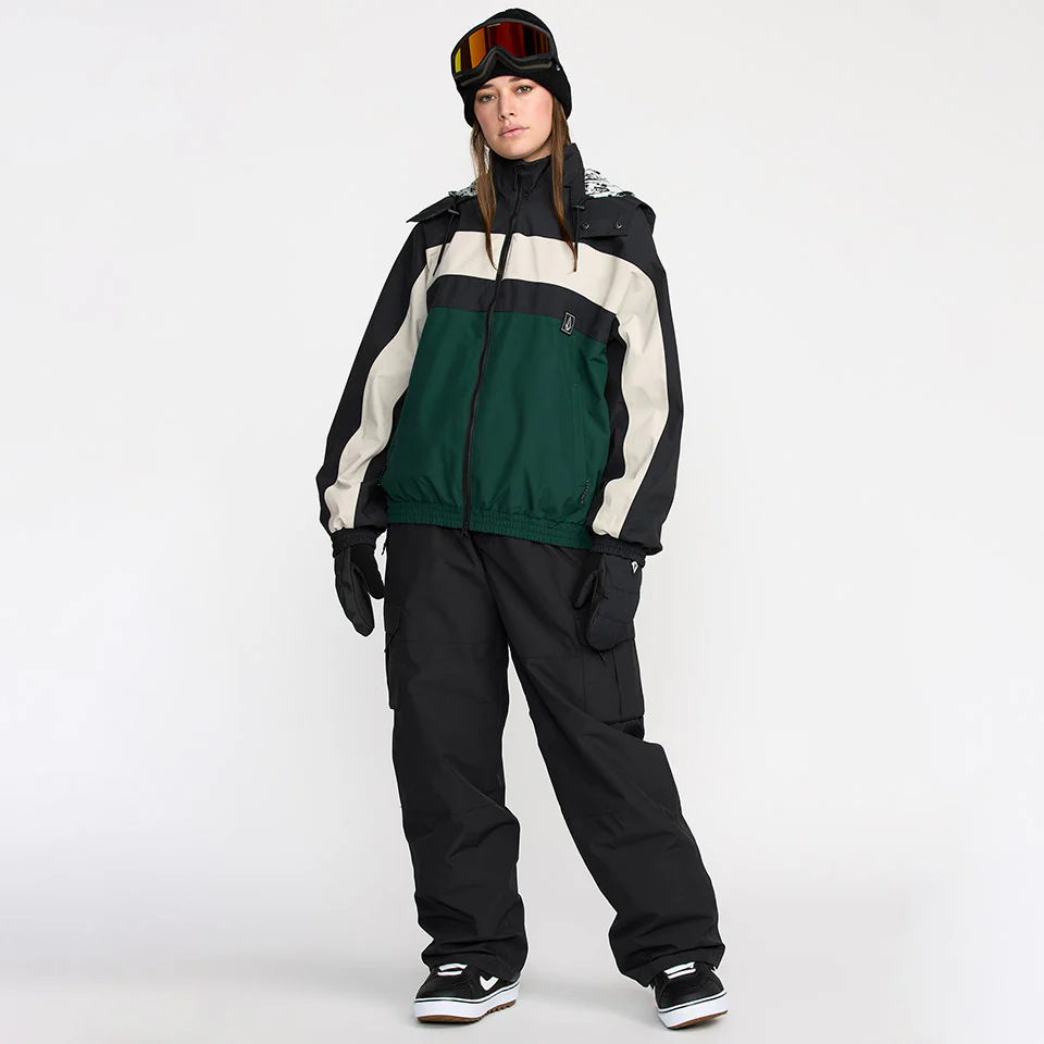 VOLCOM Women's Desiree Melancon Jacket 2026 - Black Green - Image 3