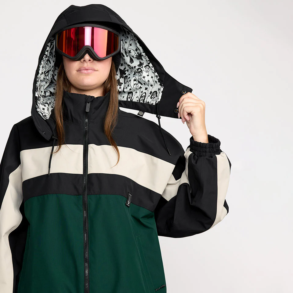 VOLCOM Women's Desiree Melancon Jacket 2026 - Black Green - Image 6