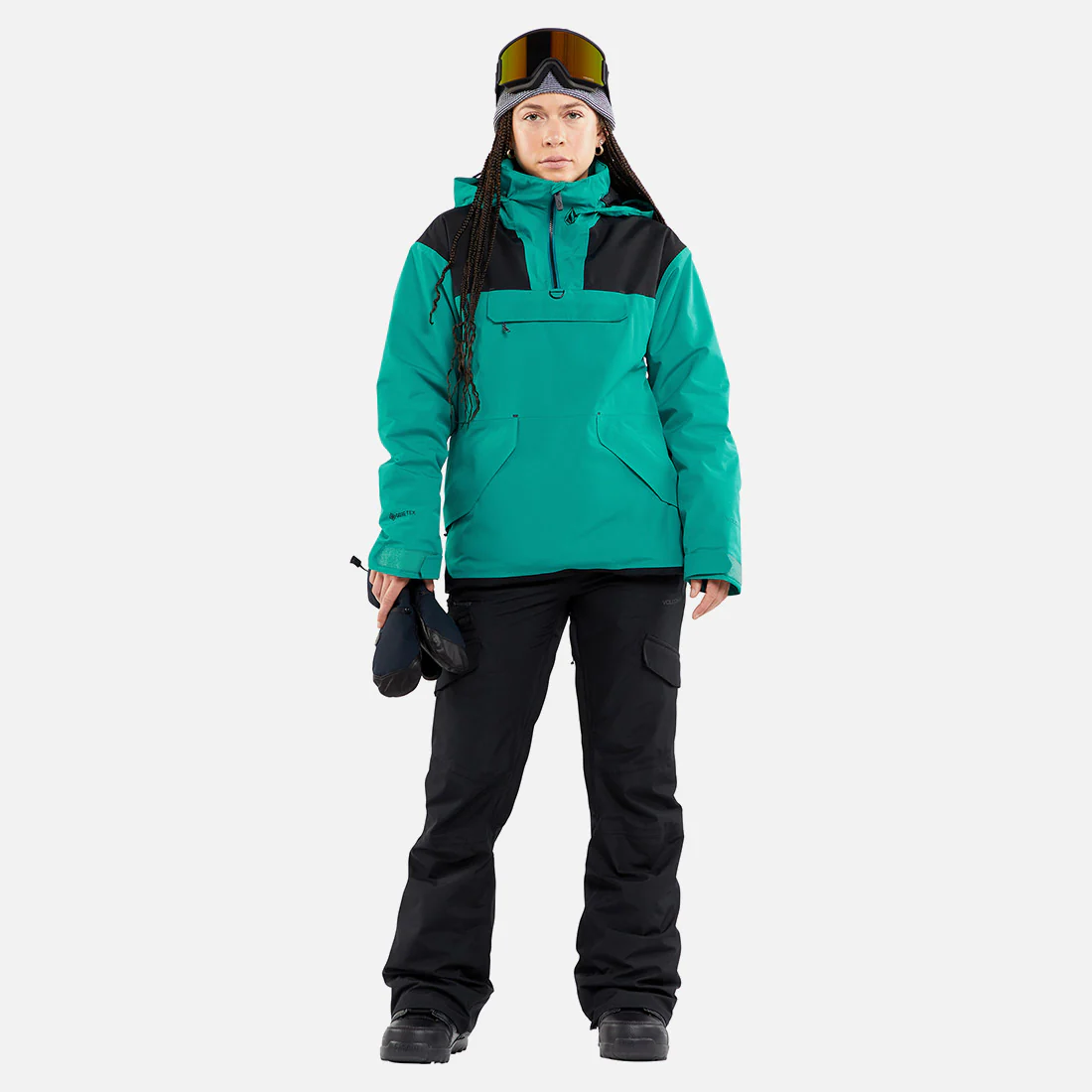 VOLCOM Women's Fern Insulated Gore-Tex Pullover 2024 - Vibrant Green - Image 3
