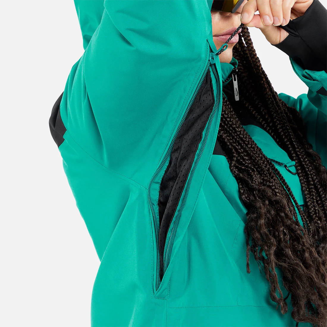 VOLCOM Women's Fern Insulated Gore-Tex Pullover 2024 - Vibrant Green - Image 6