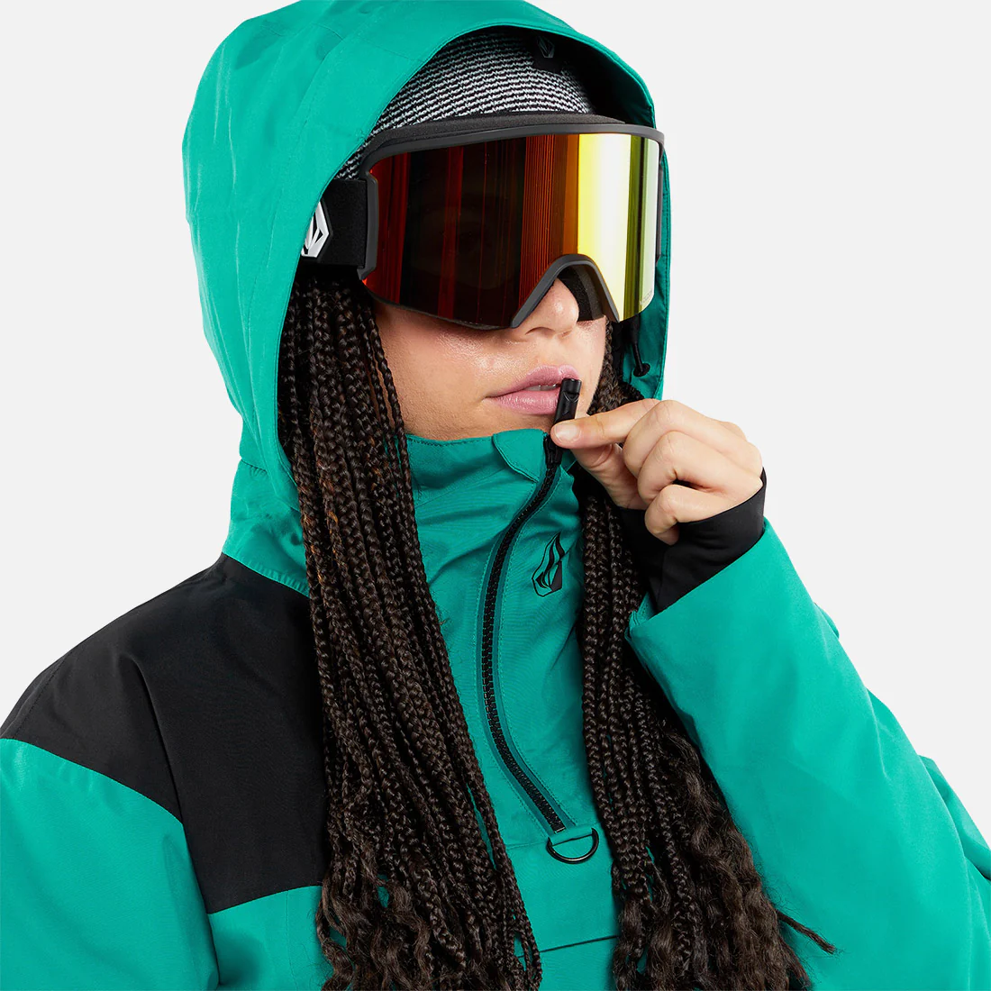 VOLCOM Women's Fern Insulated Gore-Tex Pullover 2024 - Vibrant Green - Image 8