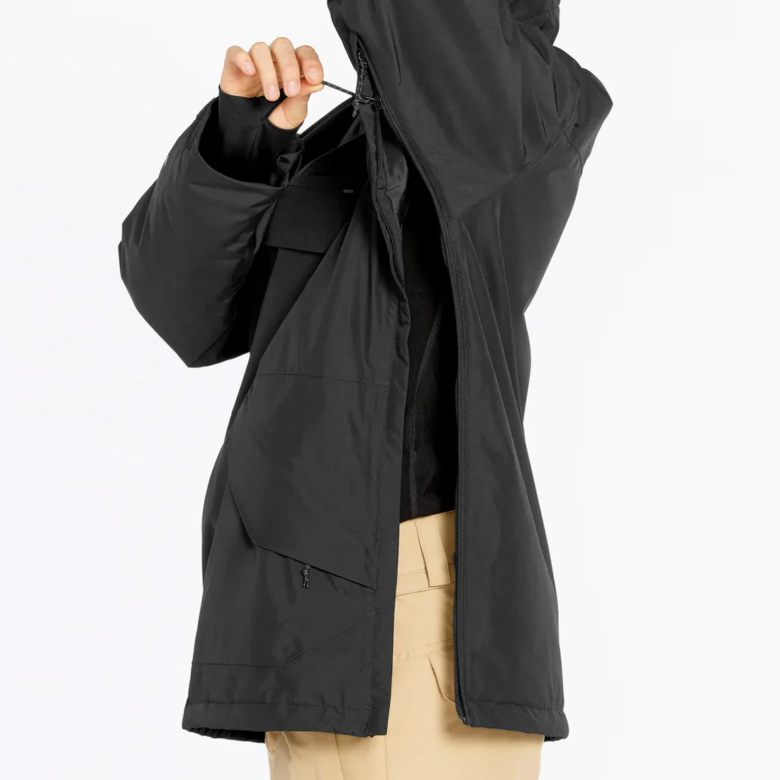 VOLCOM Women's Fern Insulated Gore-Tex Pullover 2025 - Black - Image 7