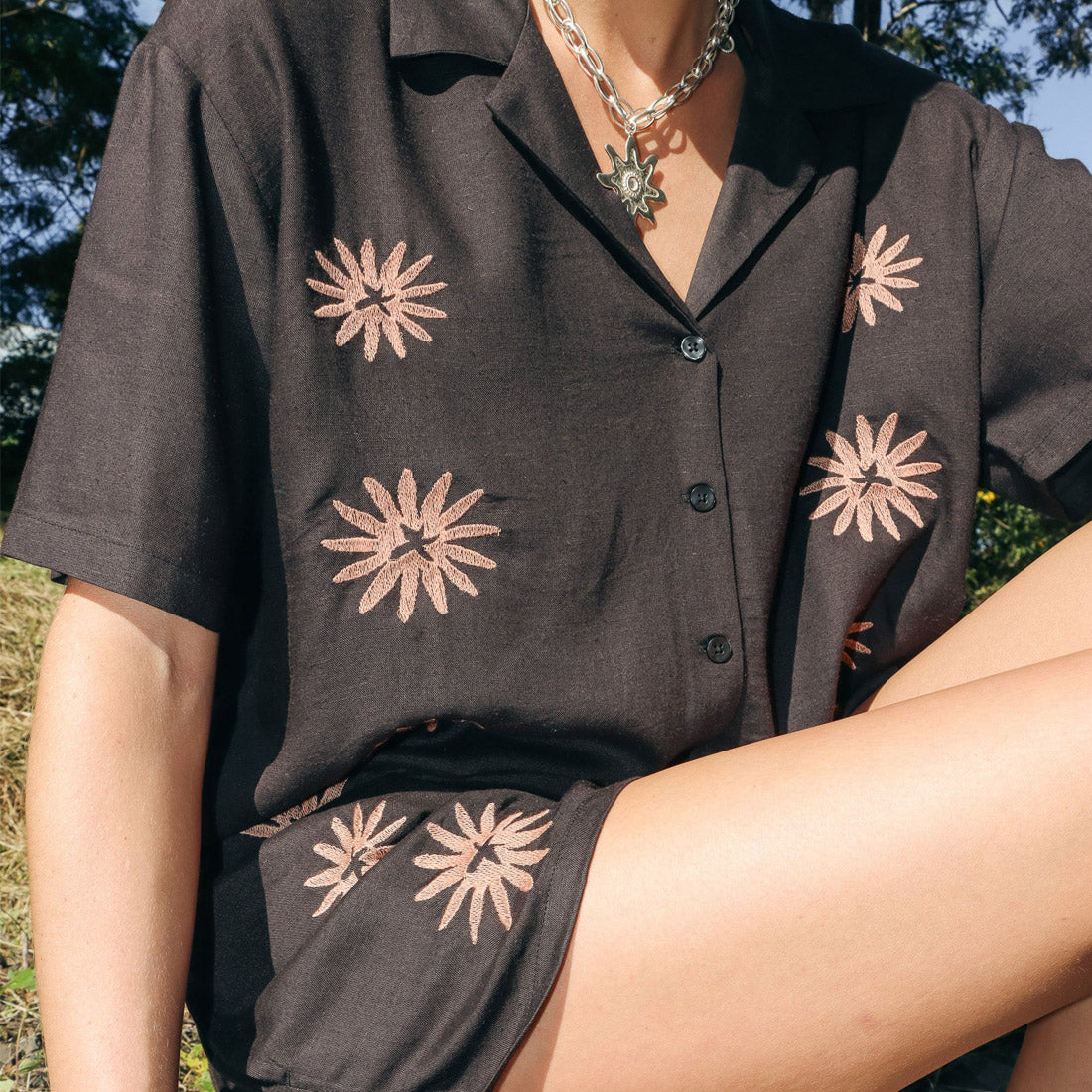 VOLCOM Women's Florez II Shirt - Vintage Black - Image 5