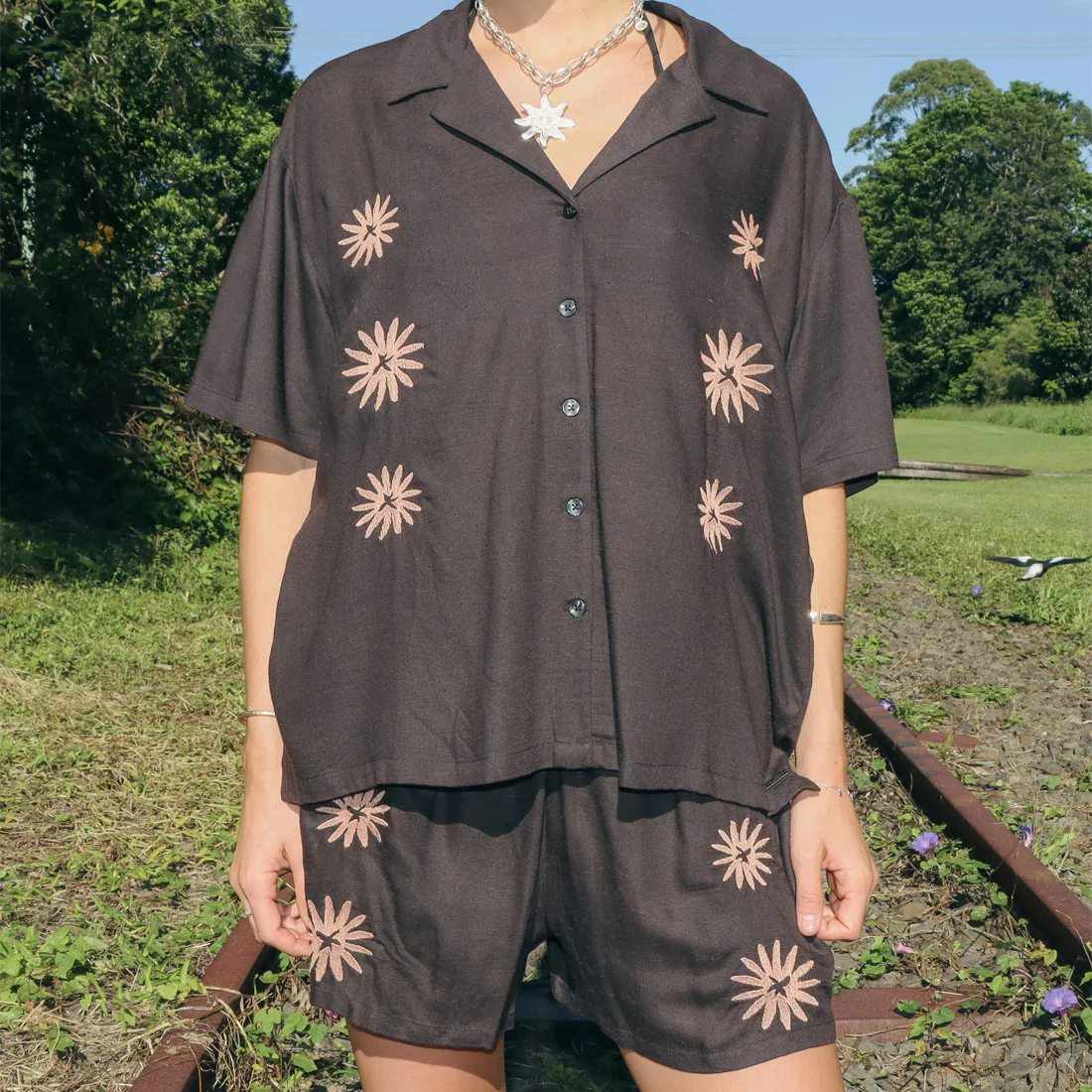 VOLCOM Women's Florez II Shirt - Vintage Black - Image 6