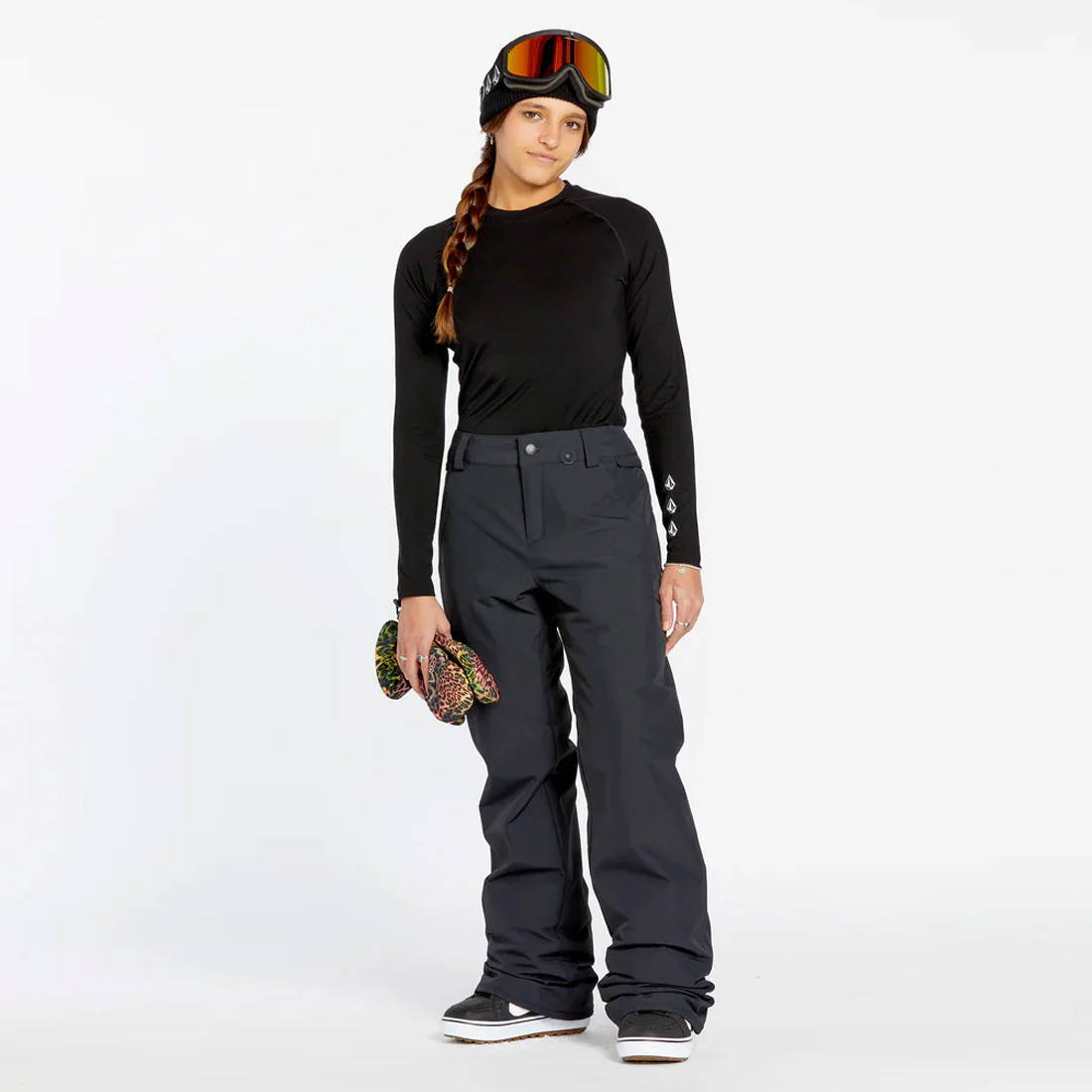 VOLCOM Women's Frochickie Insulated Pant 2025 - Black - Image 3