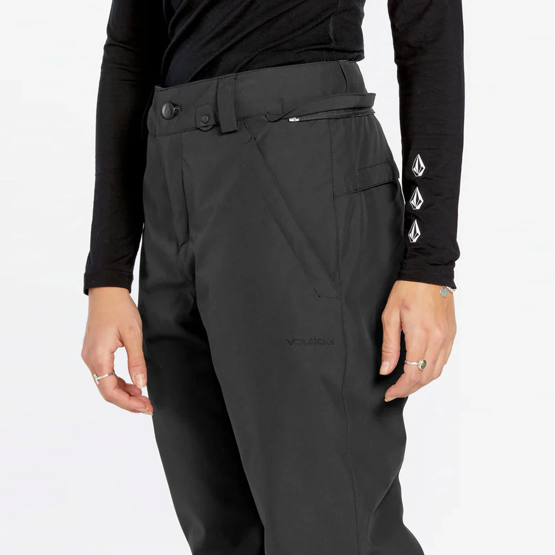 VOLCOM Women's Frochickie Insulated Pant 2025 - Black - Image 9