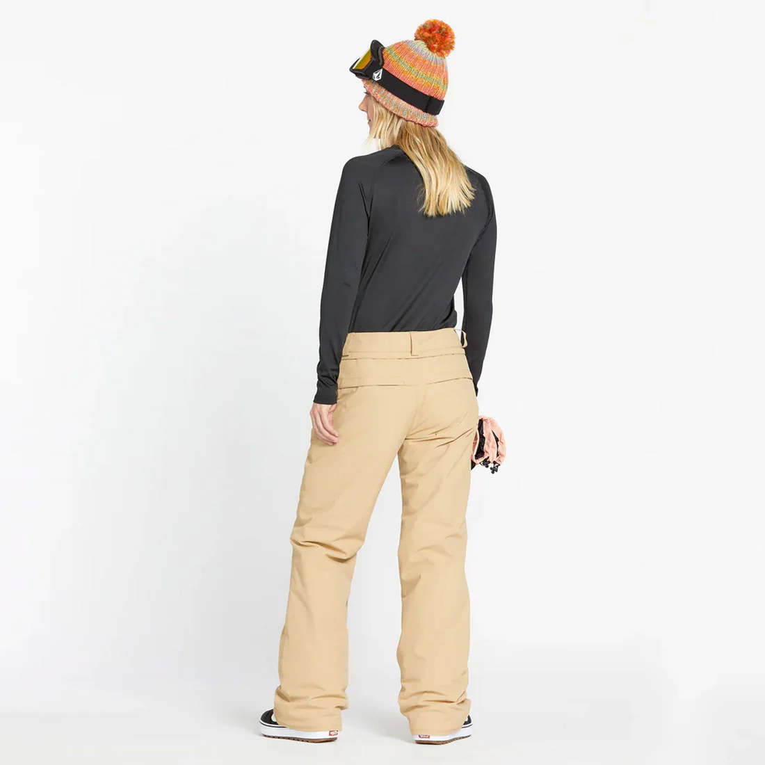 VOLCOM Women's Frochickie Insulated Pant 2025 - Sand - Image 4