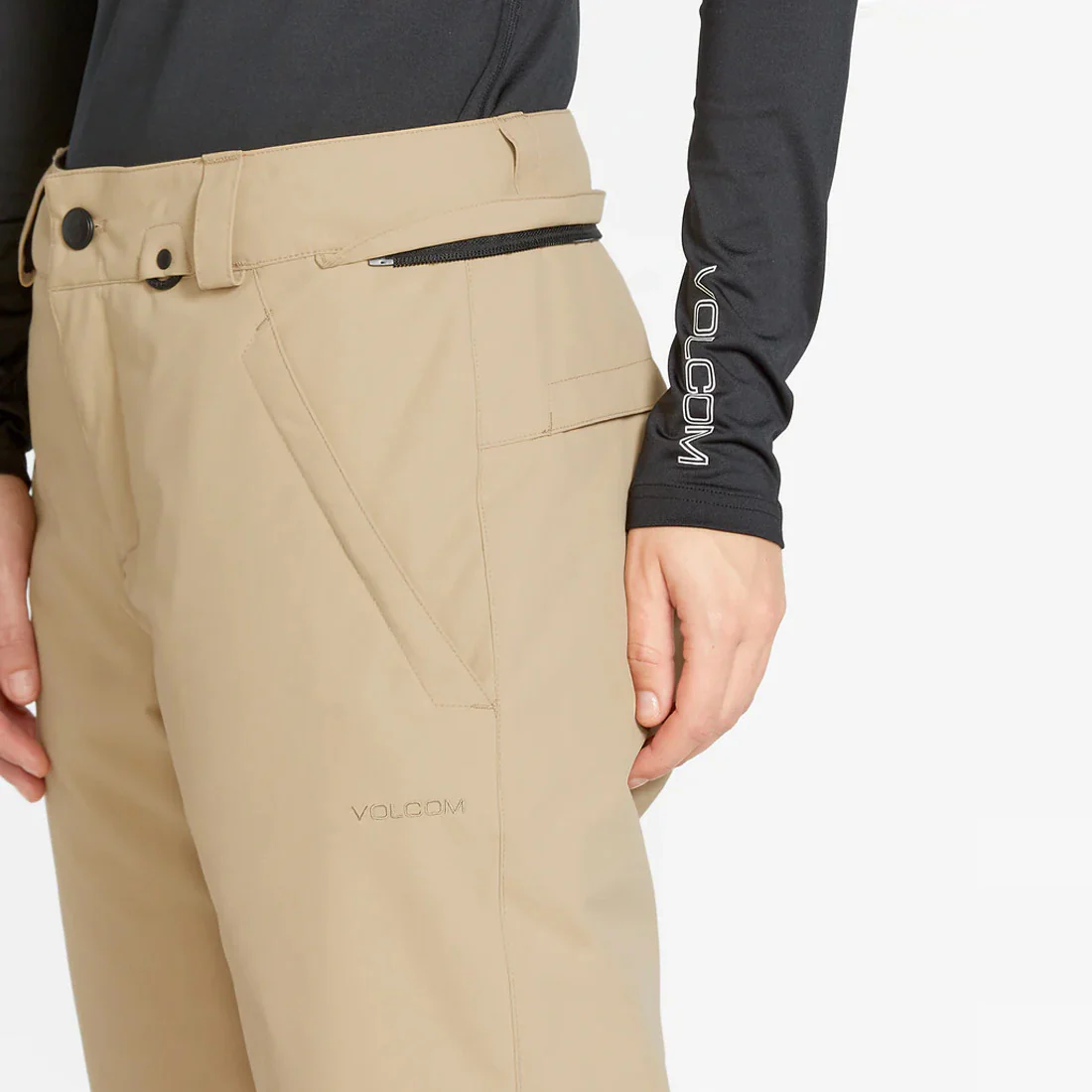 VOLCOM Women's Frochickie Insulated Pant 2025 - Sand - Image 5