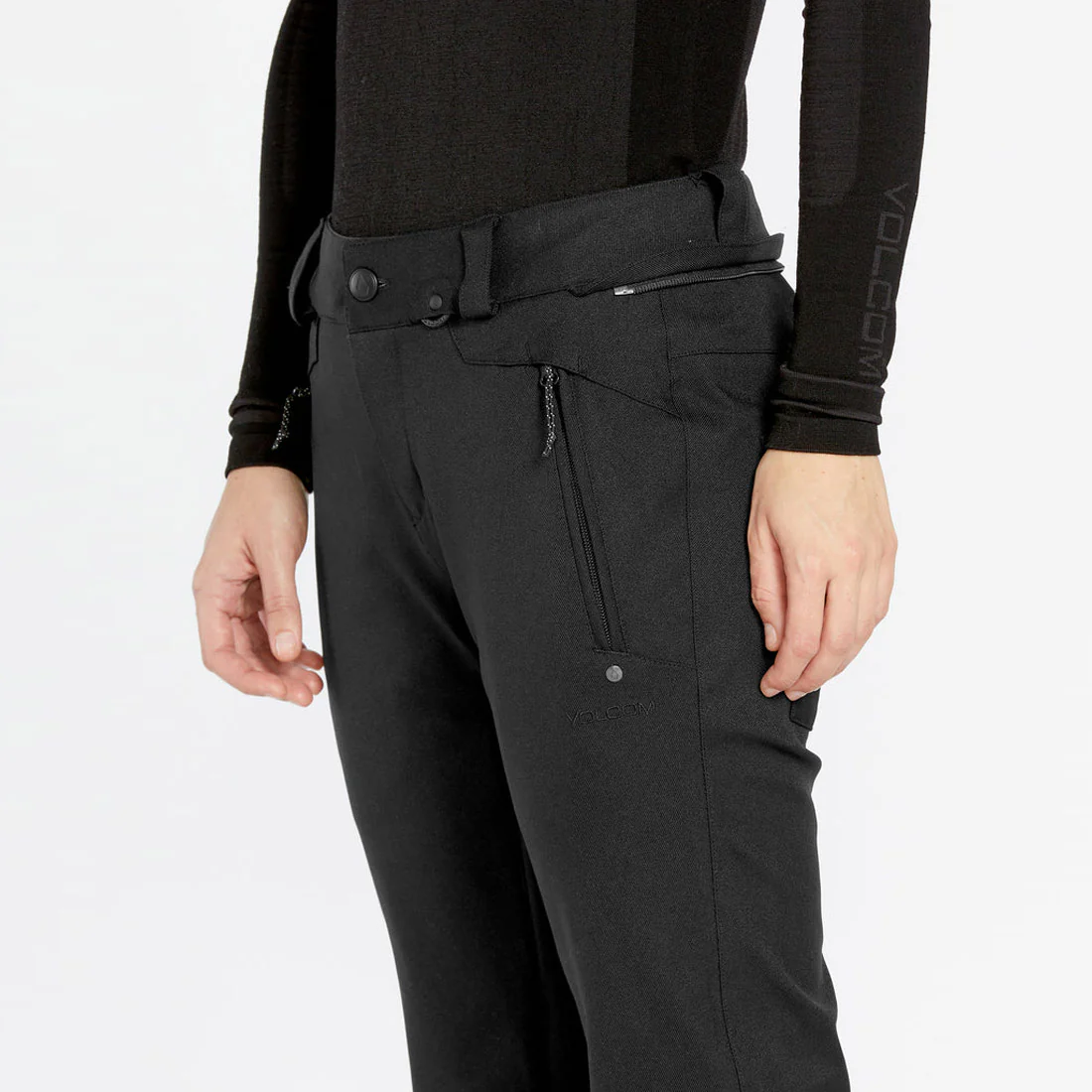 VOLCOM Women's Genus Stretch Pant 2025 - Black - Image 8