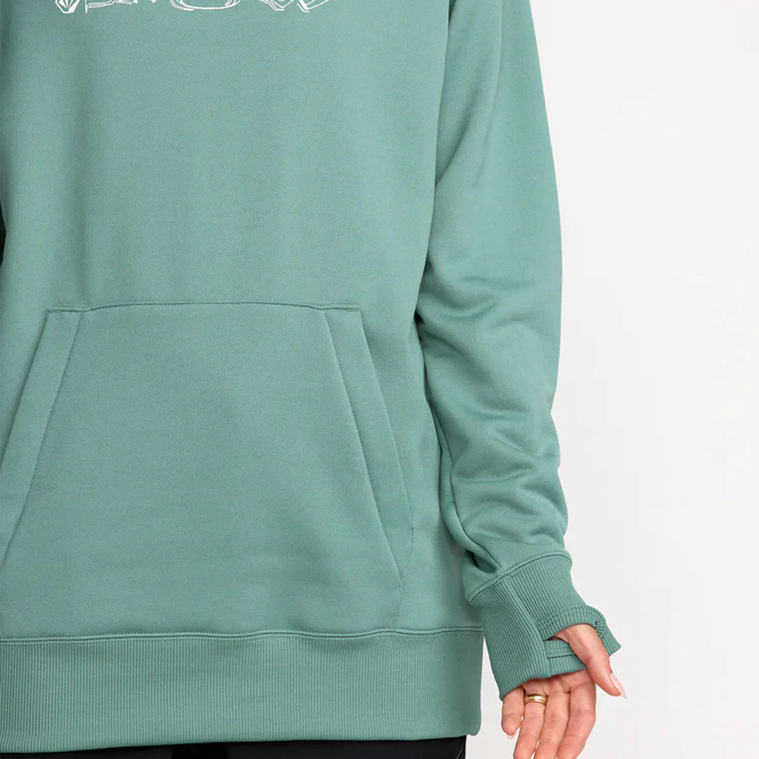 VOLCOM Women's Hydro Riding Pullover - Arctic Blue - Image 6