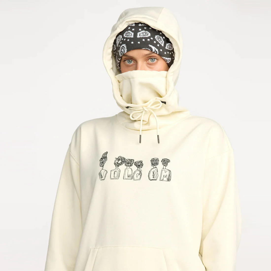 VOLCOM Women's Hydro Riding Pullover - Bone - Image 3