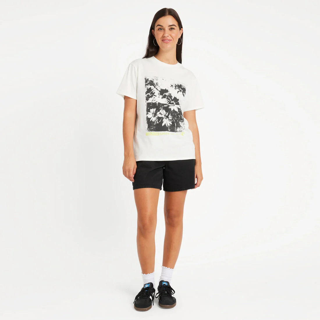 VOLCOM Women's Lock It Up Tee - Star White - Image 4