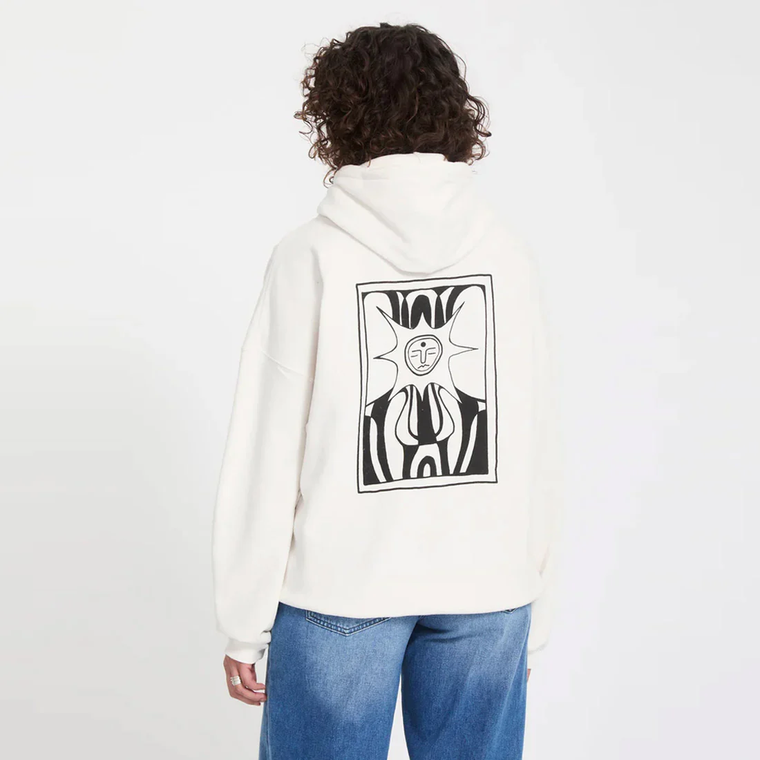 VOLCOM Women's Radical Daze Up Pullover - Off White - Image 2