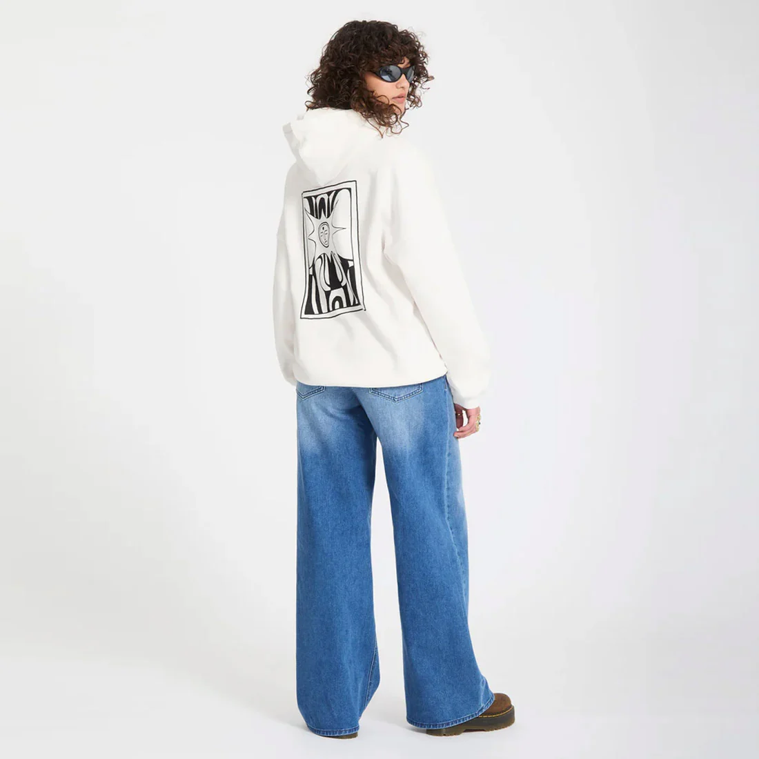 VOLCOM Women's Radical Daze Up Pullover - Off White - Image 6