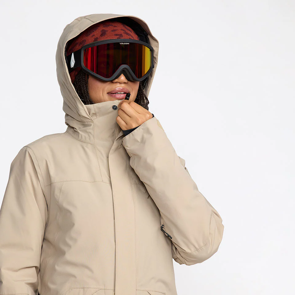 VOLCOM Women's Shelter 20K 3D Stretch Jacket 2026 - Oatmeal - Image 5