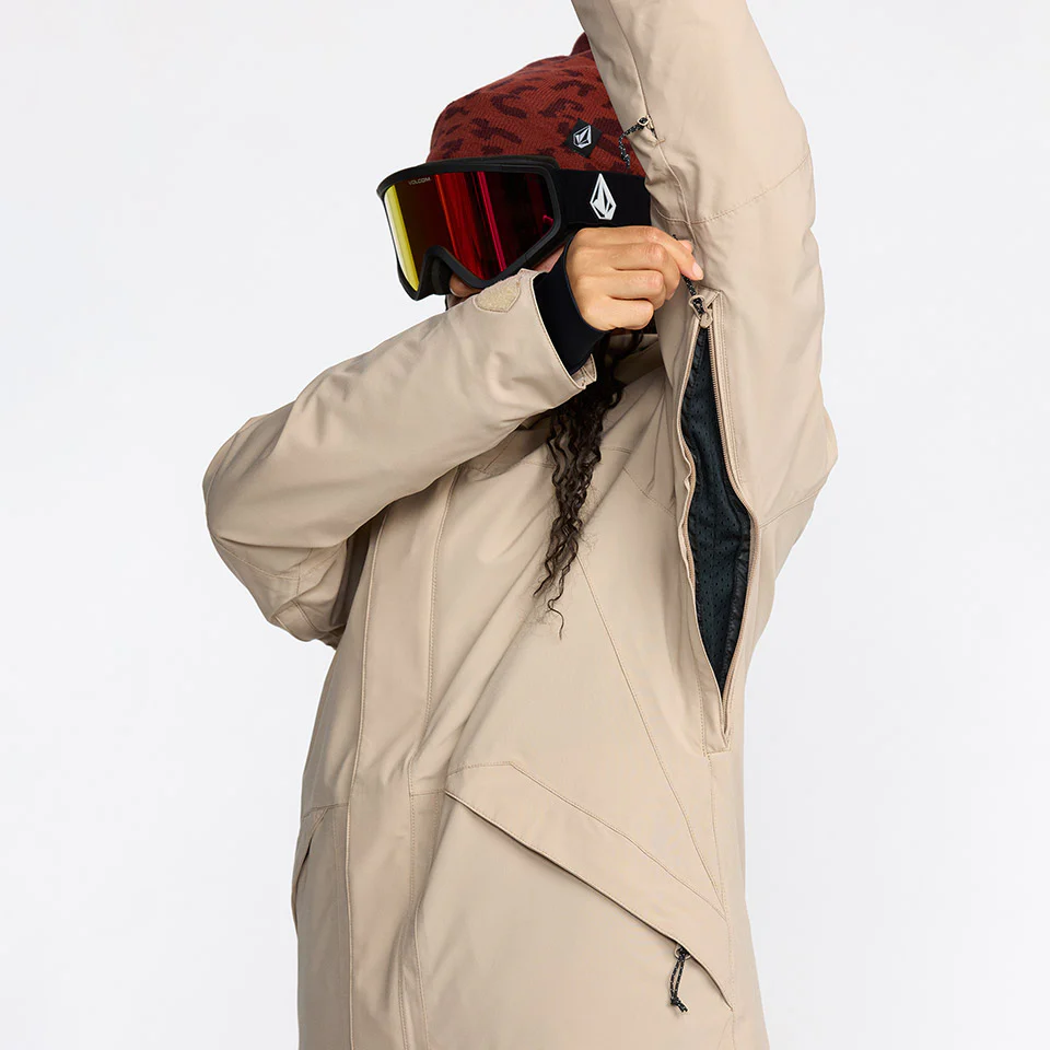 VOLCOM Women's Shelter 20K 3D Stretch Jacket 2026 - Oatmeal - Image 7