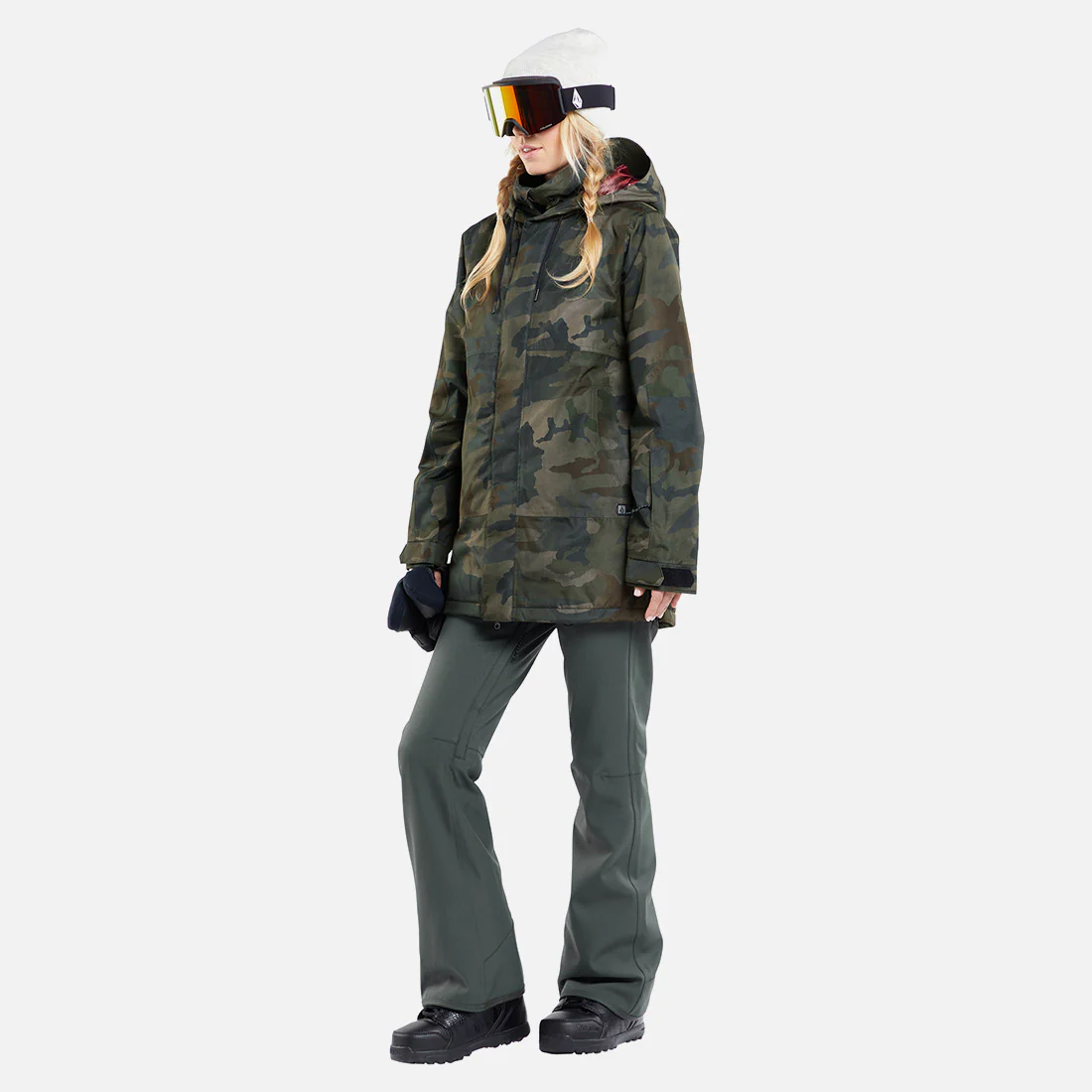 VOLCOM Women's Species Stretch Pant 2024 - Eucalyptus - Image 5