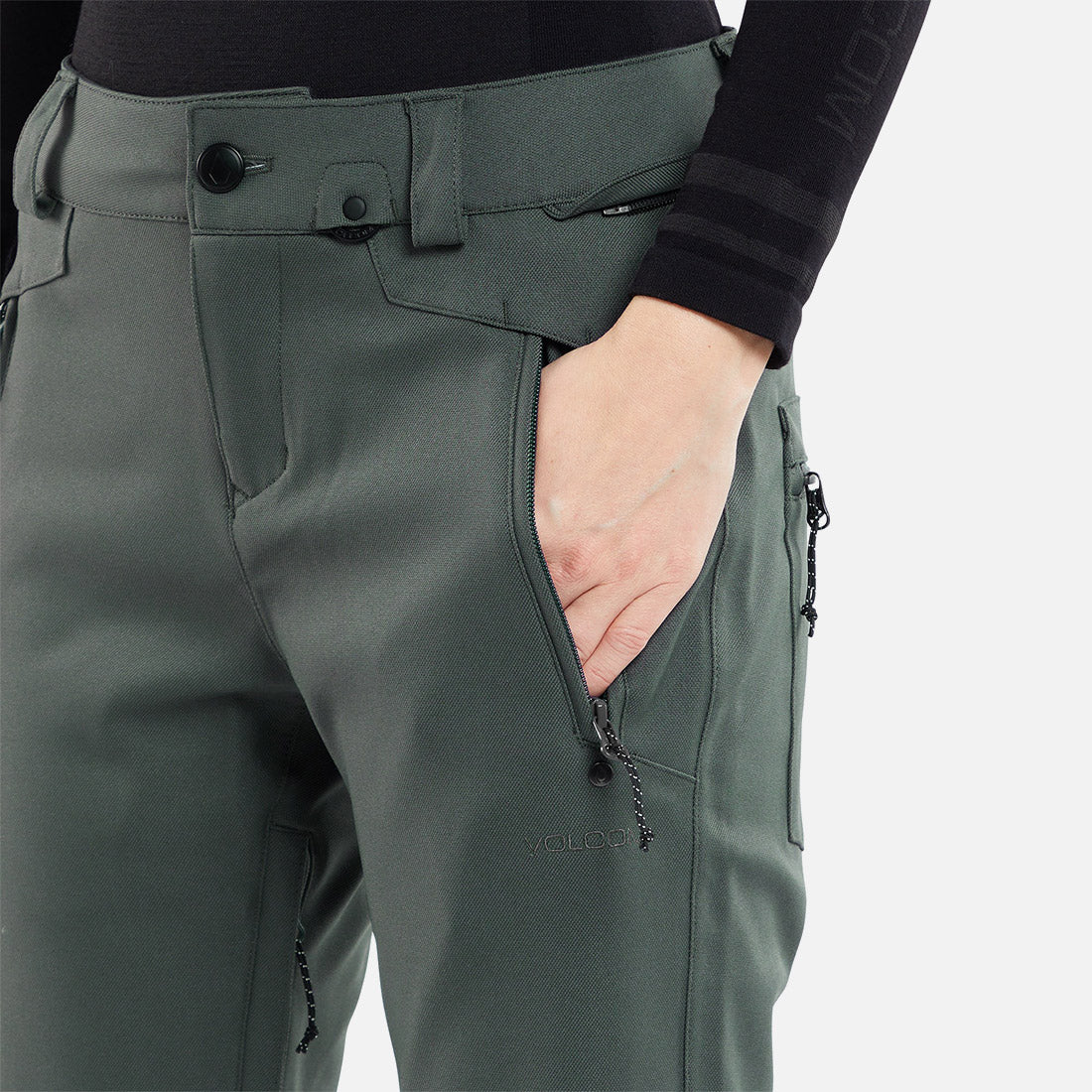 VOLCOM Women's Species Stretch Pant 2024 - Eucalyptus - Image 7