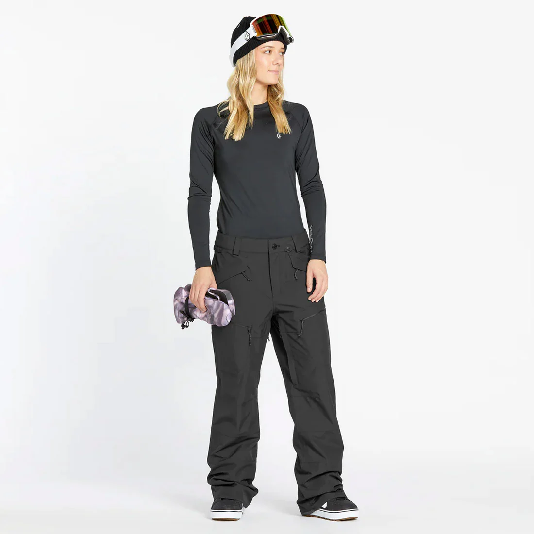 VOLCOM Women's Stone Mica 20K Pant 2025 - Black - Image 3