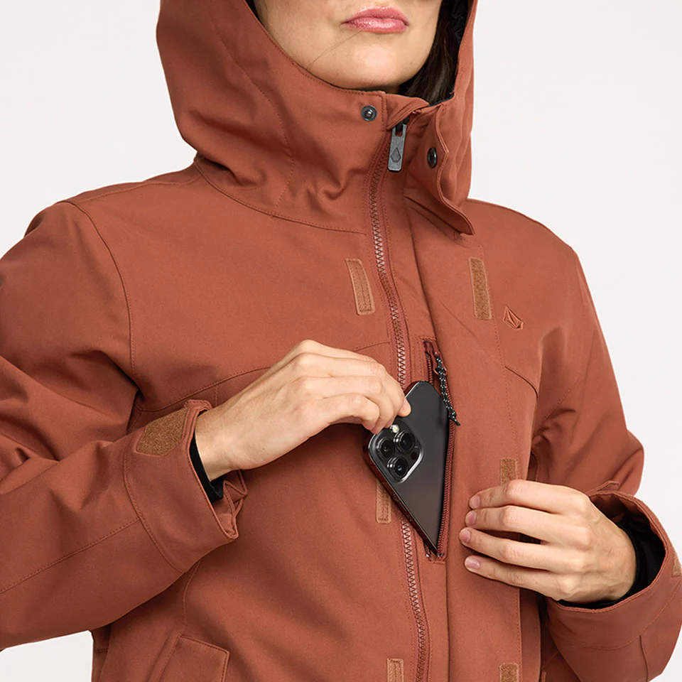 VOLCOM Women's Stoney Shadow Insulated Jacket 2026 - Henna - Image 8