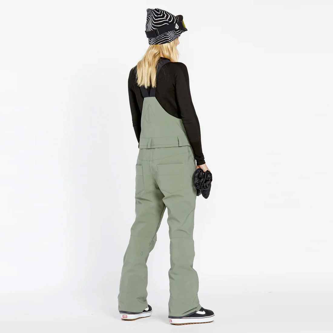 VOLCOM Women's Swift Bib Overall 2025 - Lichen Green - Image 4