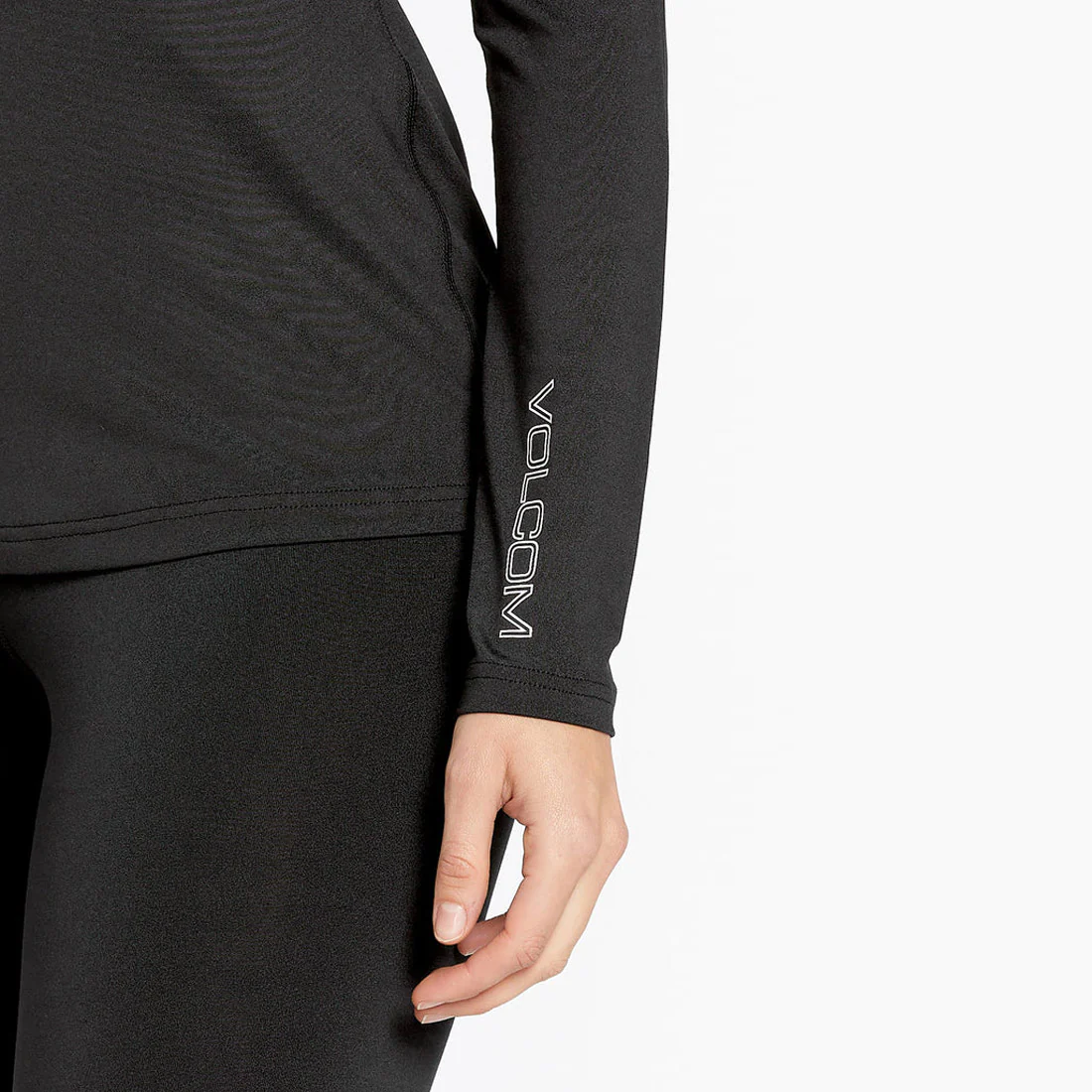 VOLCOM Women's V-Science Base Layer Crew - Black - Image 5