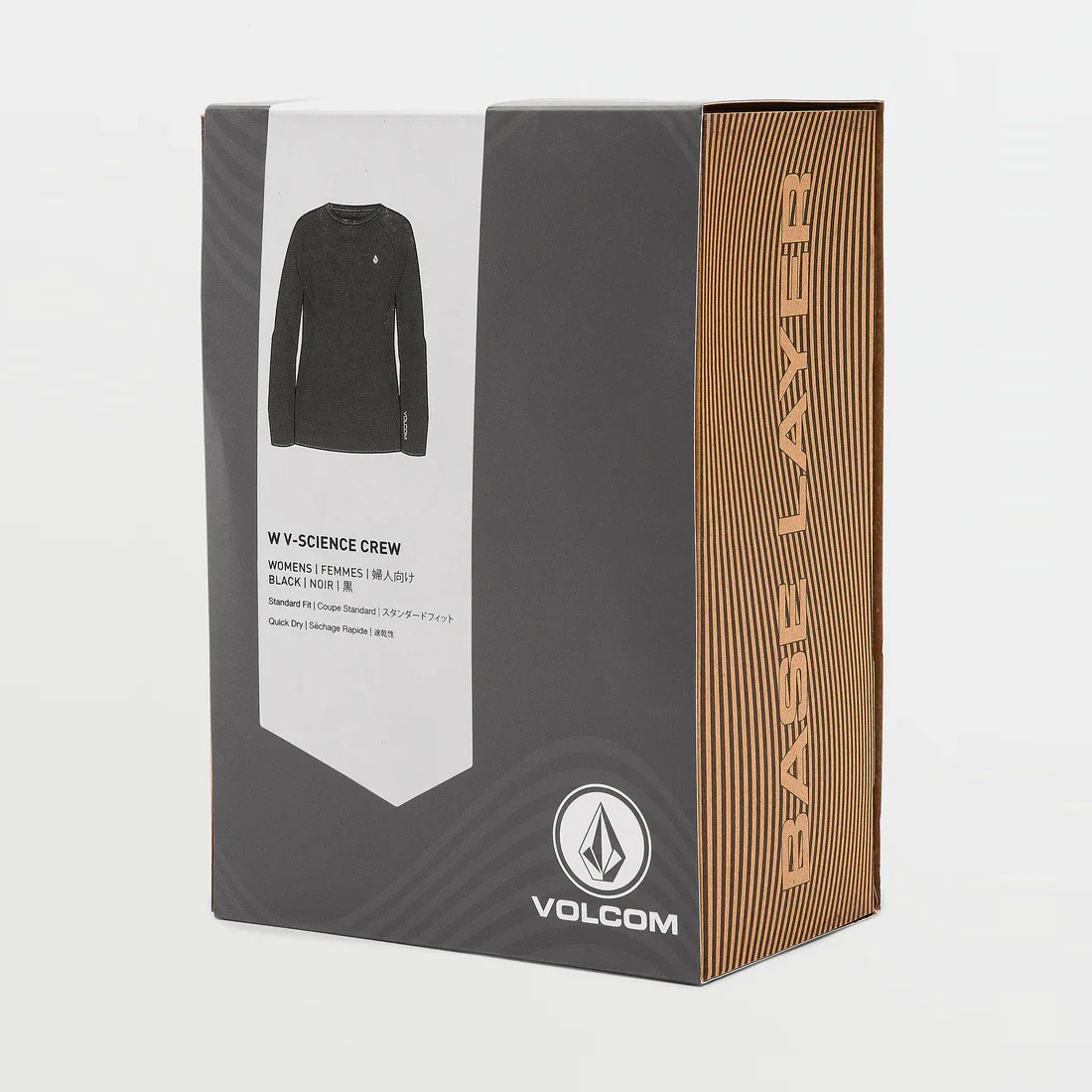 VOLCOM Women's V-Science Base Layer Crew - Black - Image 6