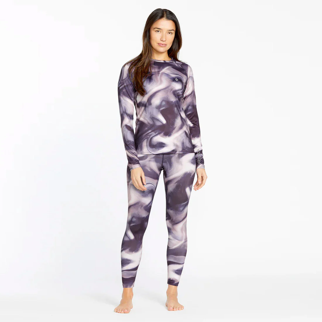 VOLCOM Women's V-Science Base Layer Crew - Nirvana - Image 3