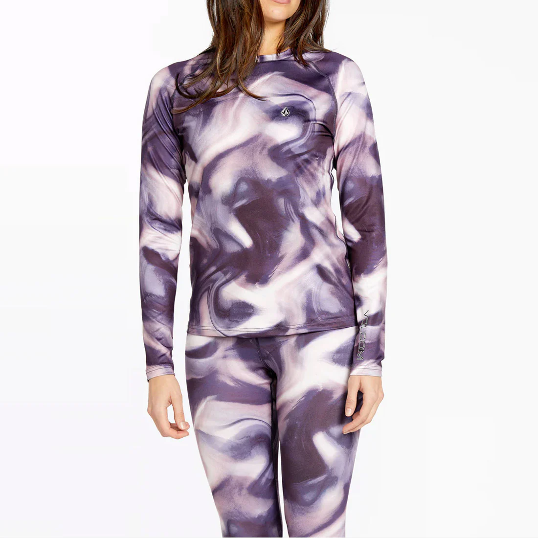 VOLCOM Women's V-Science Base Layer Crew - Nirvana - Image 5